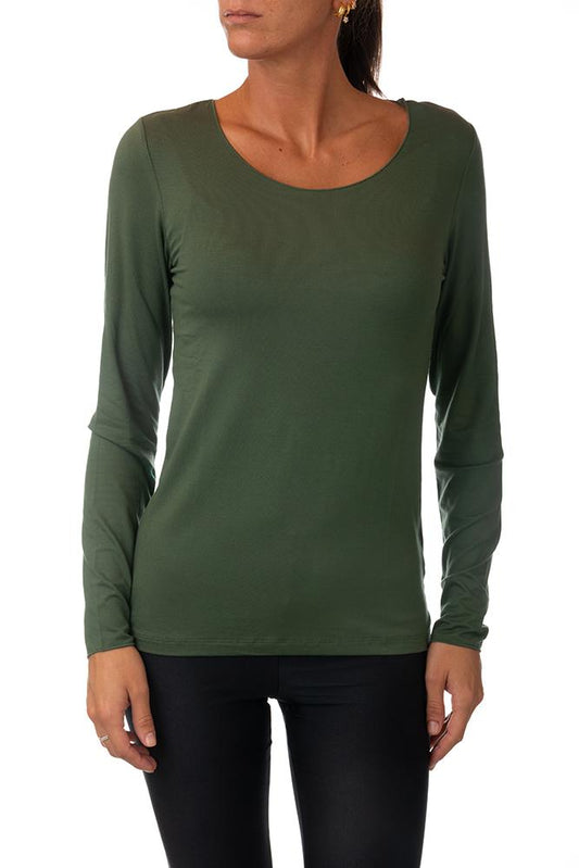 MAGLIA Donna MAJESTIC autunno/inverno Verde