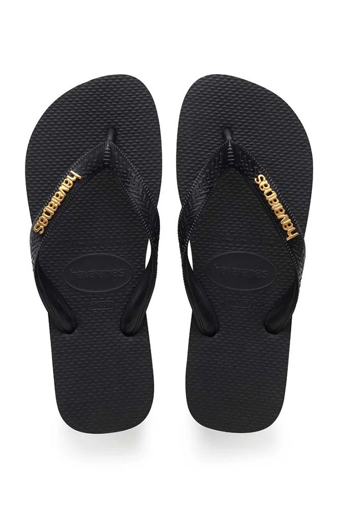 SCARPE DONNA NERO TOPLOGOMETALLIC NERO HAVAIANAS