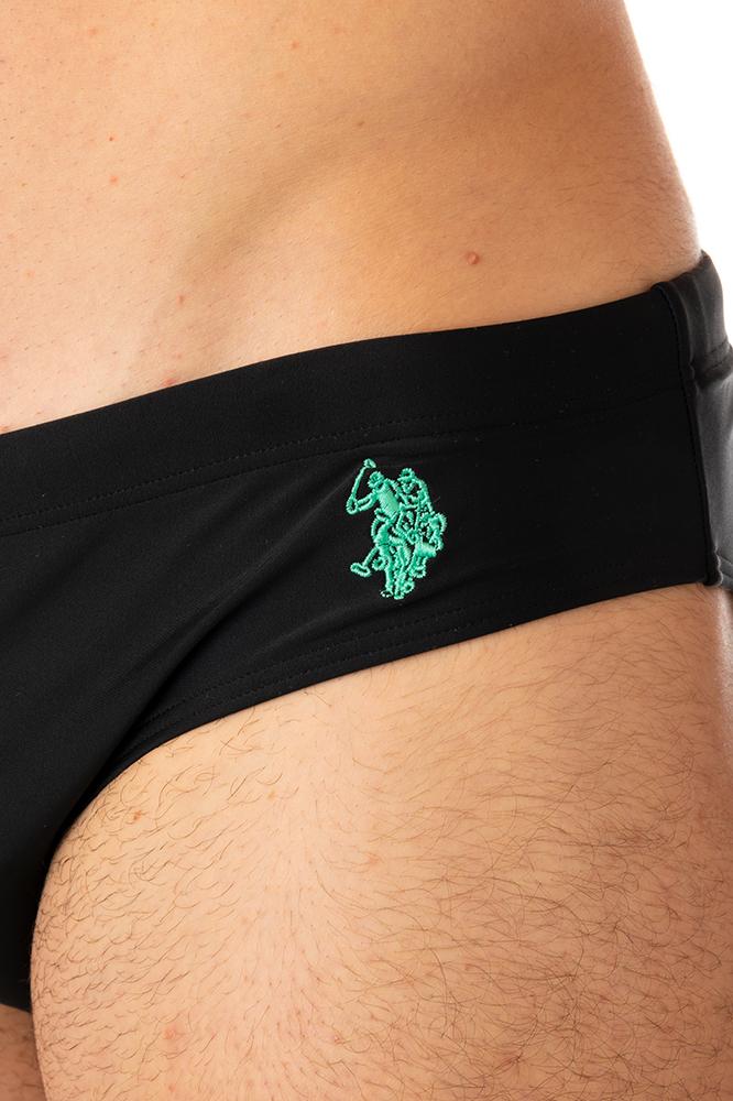 SLIP UOMO NERO 182104 199NERO US POLO