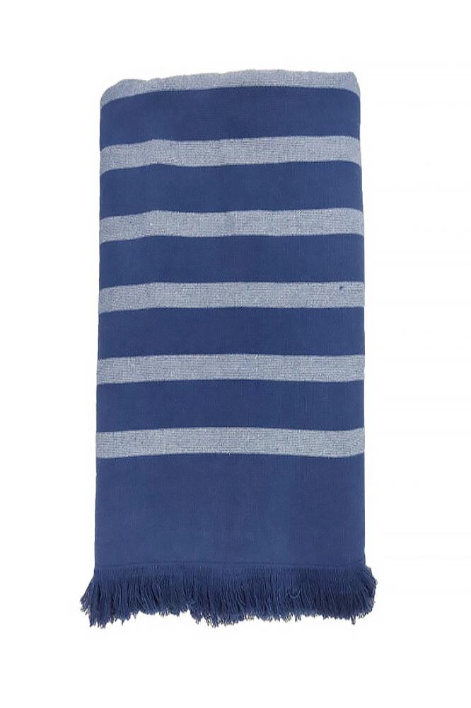 TELO MARE UNISEX COMPTOIR DE LA PLAGE COTONE Blu