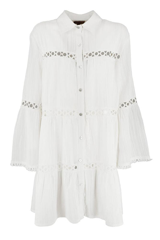 KAFTANO CAMICIA LOLA BIANCO KARAKORUM