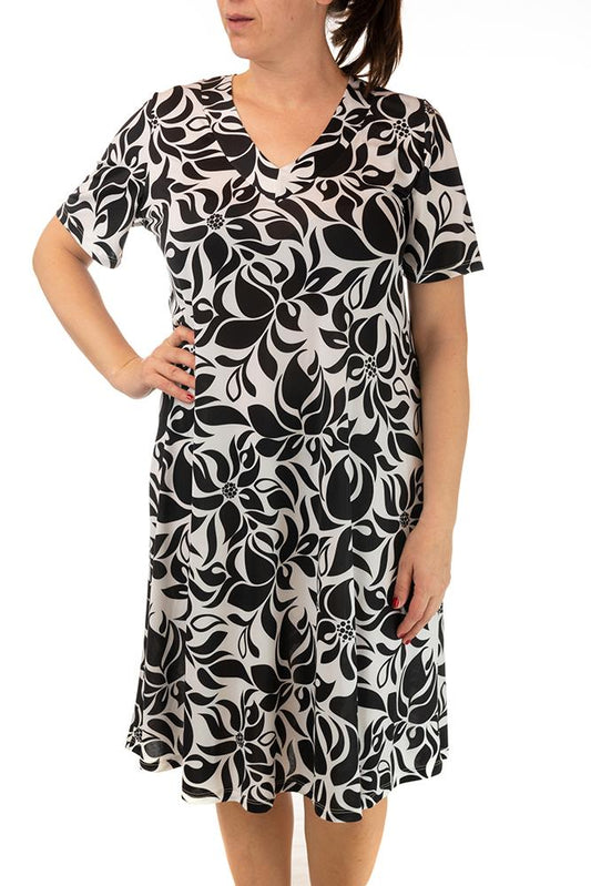 ABITO DONNA NERO 2428 37 ANNAMARIA