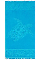 TELO MARE SPUGNA UNISEX  CELESTE DANTELA KUMINI COMPTOIR DE LA PLAGE