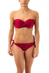 BIKINI FASCIA COPPA C BORDEAUX OF/304X/D GRANATA OLIVIA