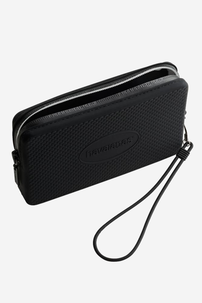 POCHETTE UNISEX NERO MINIBAGLOGO NERO HAVAIANAS