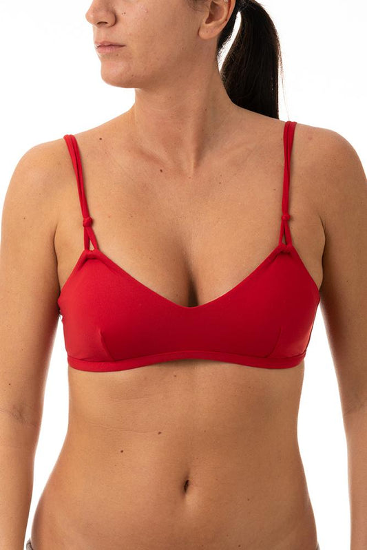MIX REGGISENO BRASSIERE DONNA ROSSO SCURO GIOVI REDV BE BEACH