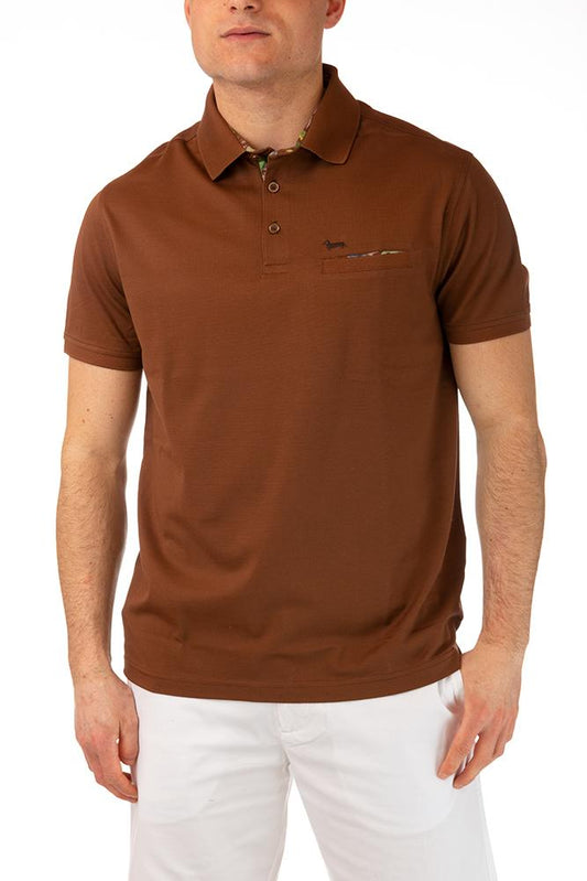 MAGLIA Uomo HARMONT&BLAINE POLO Marrone