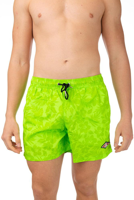 BOXER Uomo BEAR SURFBOARDS con elastico CORTO Verde
