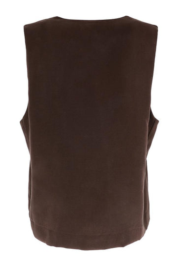 GILET JANE MARRONE KARAKORUM