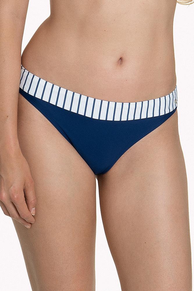 BIKINI Donna LISCA COPPA PREFORMATA slip coprente Blu