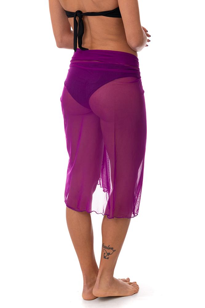 PAREO DONNA VIOLA TULLYBIG 3585 VIOLETTO BE BEACH