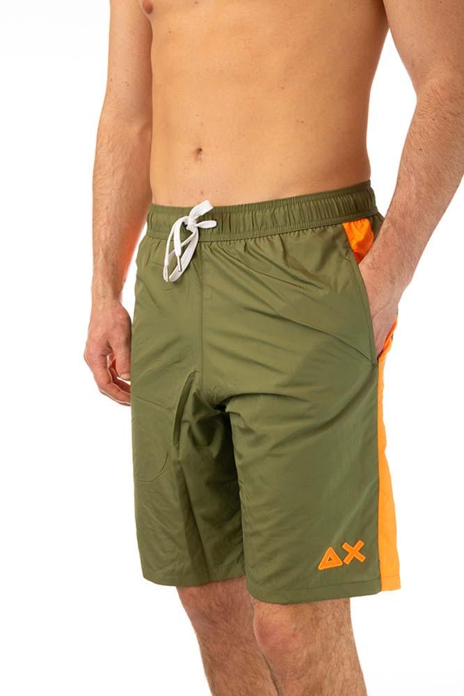BOXER MOLLA UOMO MILITARE H34110 19MILITARE SUN 68