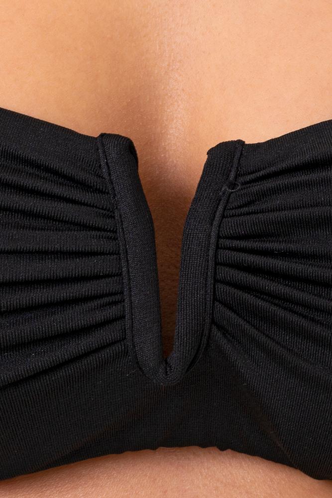MIX REGGISENO FASCIA DONNA NERO ADELE NERO BE BEACH