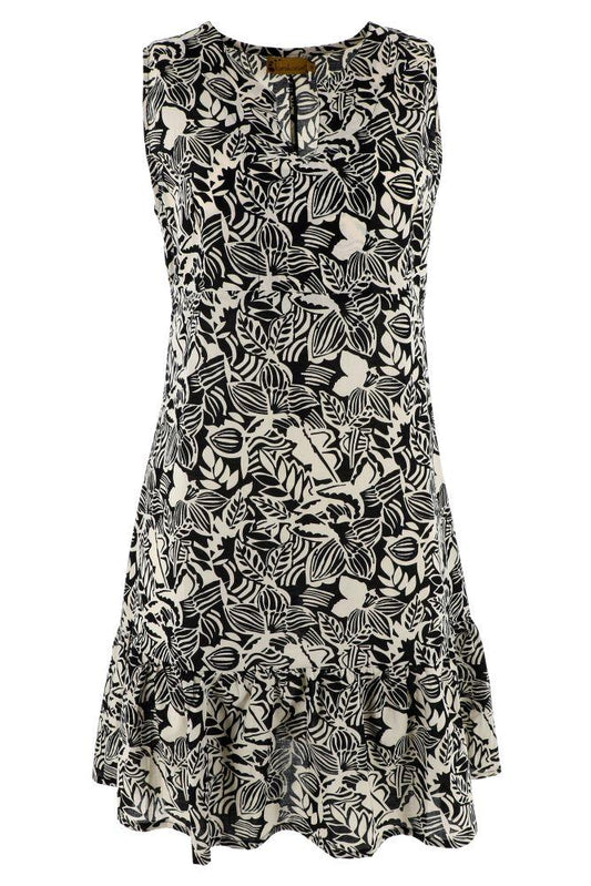 ABITO DONNA NERO/BIANCO VESTCORTOARCADIA NERO KARAKORUM