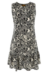 ABITO DONNA  NERO/BIANCO VESTCORTOARCADIA NERO KARAKORUM