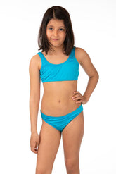 BIKINI BAMBINA  TURCHESE MJ23-0100 TR ME FUI