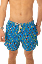 BOXER Uomo MC2 SAINT BARTH con elastico CORTO Azzurro