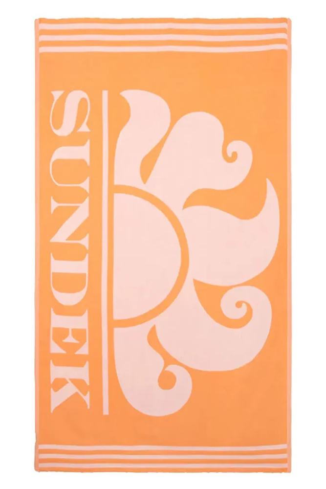 Telo mare cotone unisex arancio – SUNDEK – Arancio – Casa del Costume
