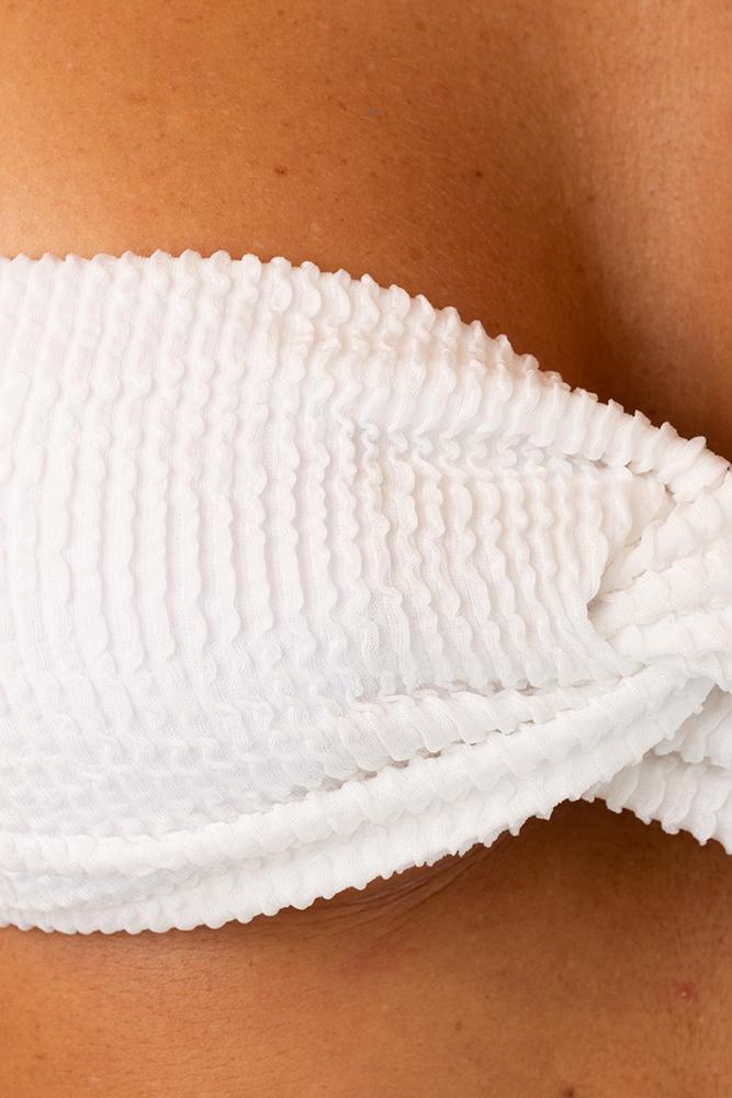 BIKINI Donna FXXK FASCIA slip brasiliana Bianco