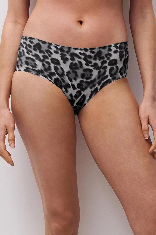 SLIP DONNA SHORTY C11D40 GREY LEOPARD CHANTELLE