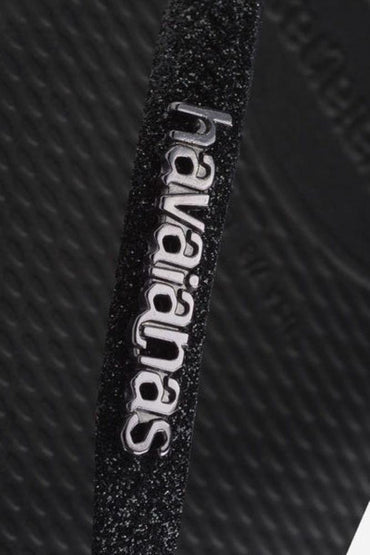 SLIMGLITTER BLACK HAVAIANAS