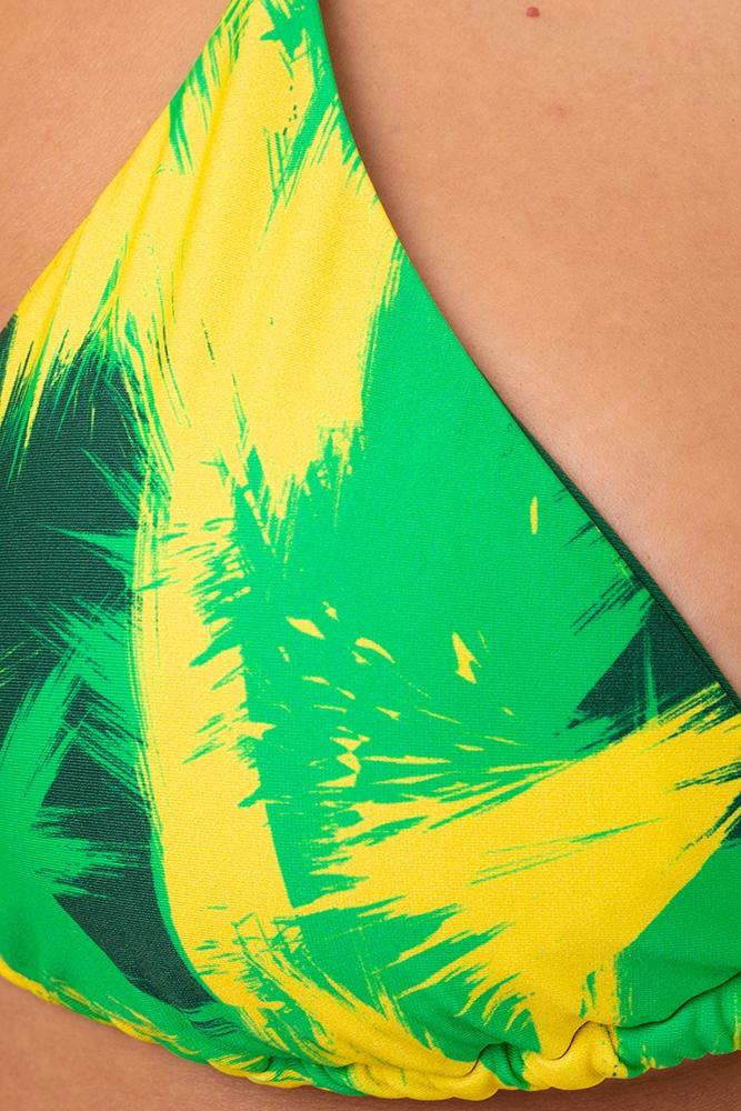 MIX REGGISENO TRIANGOLO DONNA VERDE/GIALLO EMILYFAN BRASILE BE BEACH