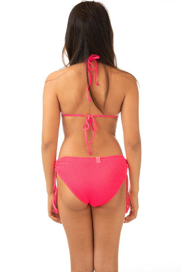 BIKINI BAMBINA FXXK TRIANGOLO slip regolare Fucsia