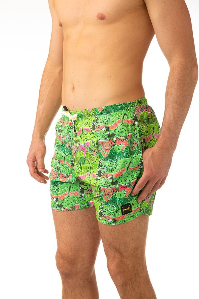 BOXER MOLLA UOMO VERDE FK24-2030 X03 FXXK