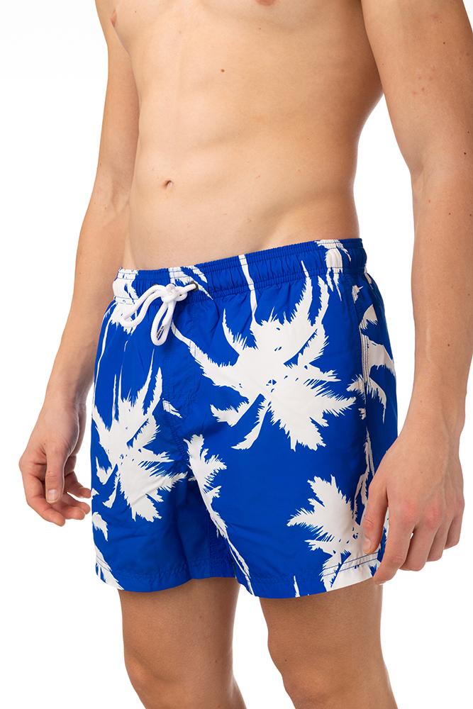 BOXER Uomo SUNDEK con elastico CORTO Blu