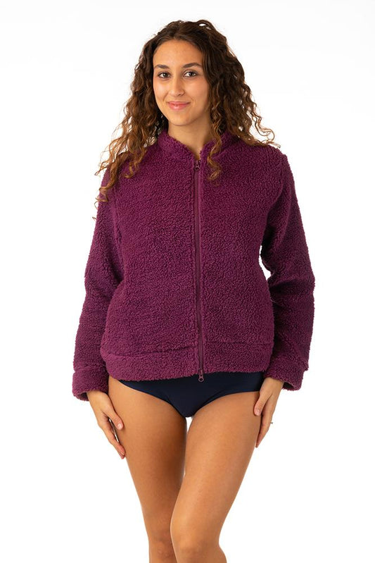 VESTAGLIA DONNA LU54 PRUGNA VERDISSIMA