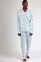 PIGIAMA AUTUNNO/INVERNO UOMO CELESTE 62229 CELESTE DISNEY