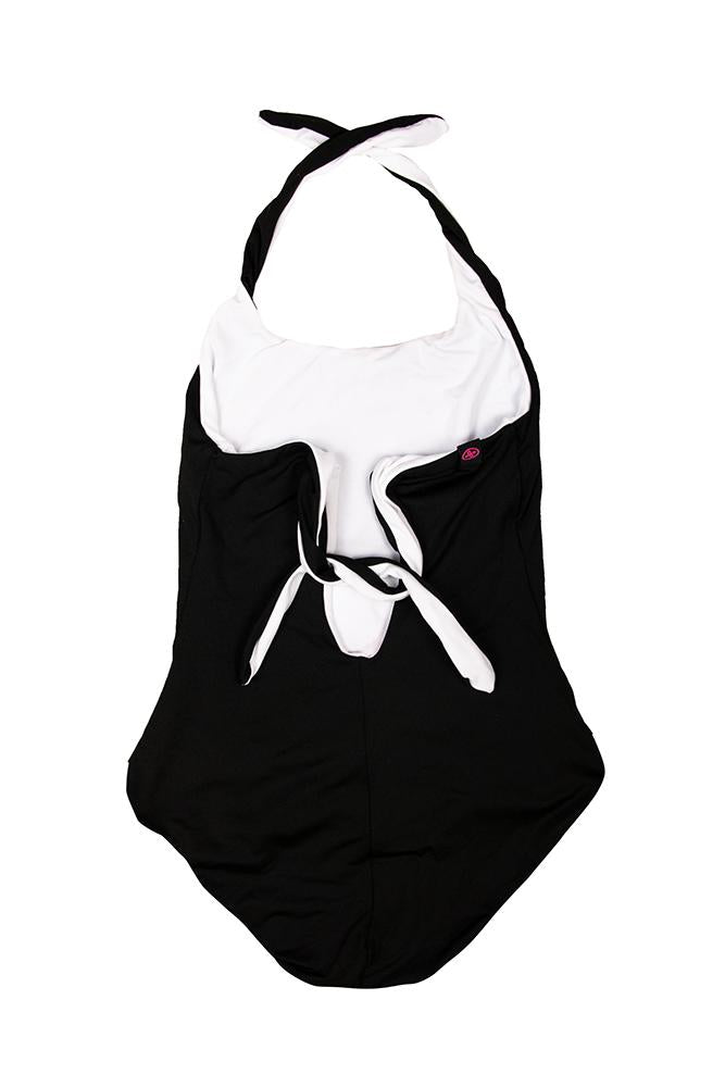 INTERO BAMBINA BE BEACH senza Imbottitura Nero/bianco