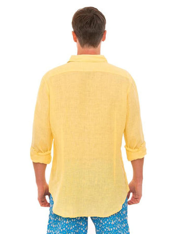 MAGLIA Uomo MC2 SAINT BARTH CAMICIA Giallo