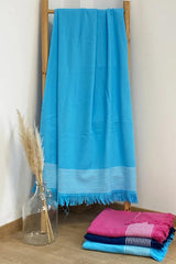 TELO MARE SPUGNA UNISEX TURCHESE PASKI TURCHESE COMPTOIR DE LA PLAGE