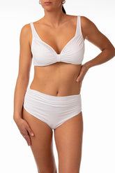 BIKINI TENERA CARLOTTA Donna FERRETTO C slip Alto Bianco