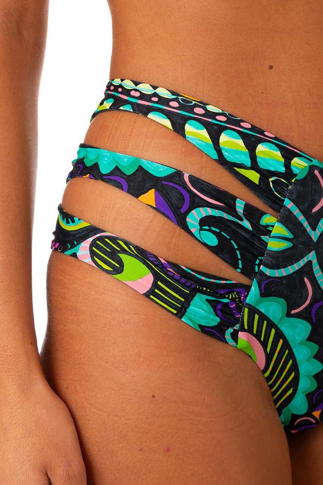 BIKINI TRIANGOLO DONNA TURCHESE V5184T-V5175B GITU MISS BIKINI