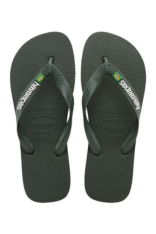 SCARPE UNISEX OLIVE BRASILLOGO OLIVA5983 HAVAIANAS