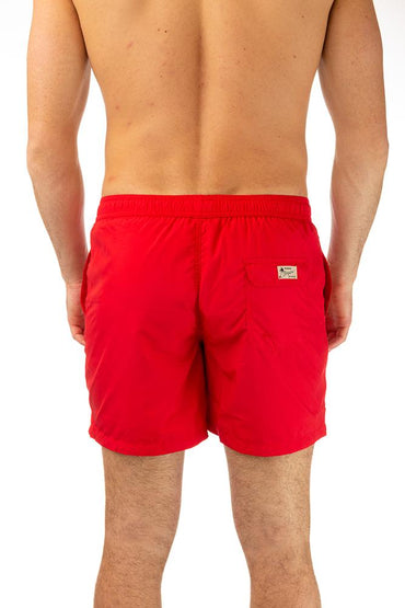BOXER Uomo IMPURE con elastico CORTO Rosso