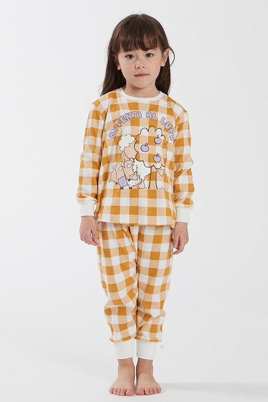 PIGIAMA BAMBINA HAPPY PEOPLE Giallo