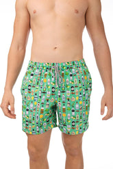 BOXER MOLLA UOMO VERDE