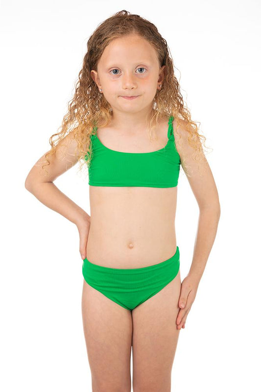 BIKINI BAMBINA VERDE LUCILLA GERMOGLIO BE BEACH