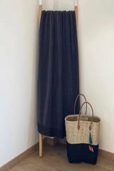 TELO MARE UNISEX COMPTOIR DE LA PLAGE SPUGNA Blu navy