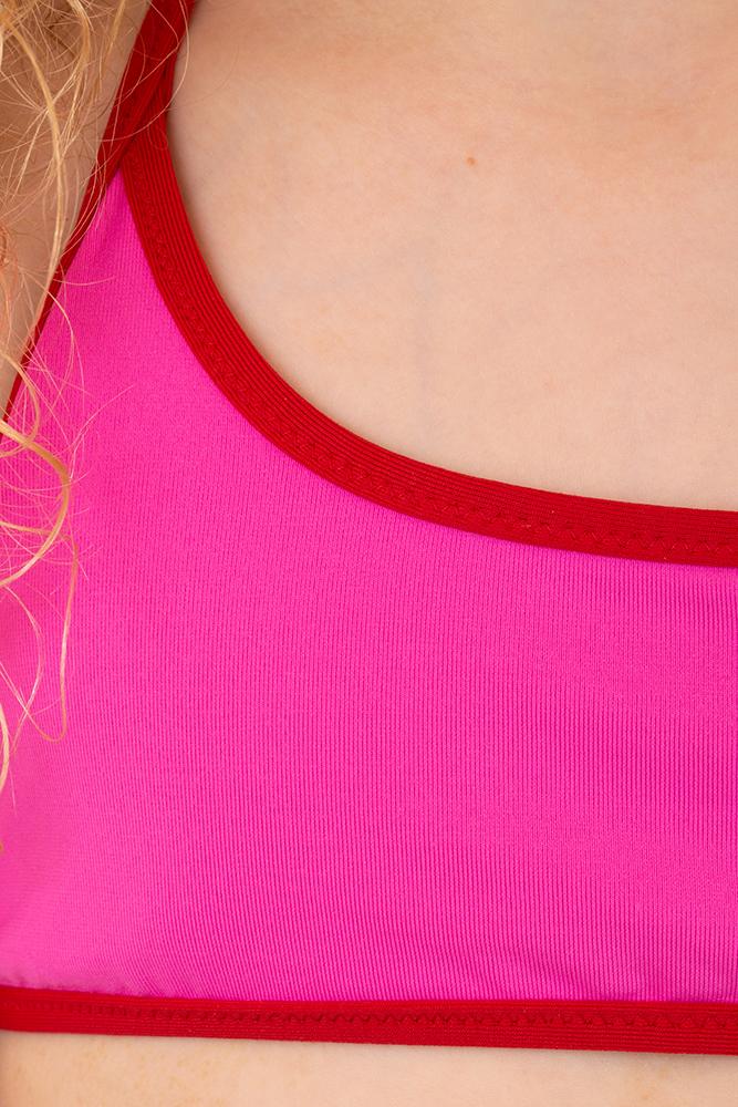 BIKINI BAMBINA ROSA/ROSSO NALA ROSA/REDVELVET BE BEACH