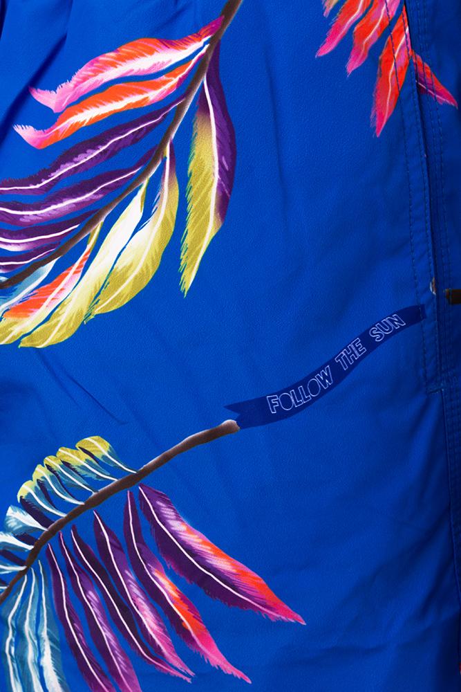 BOXER Uomo SUNDEK con elastico LUNGO Blu