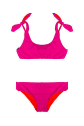BIKINI BRASSIERE BAMBINA  FUCSIA