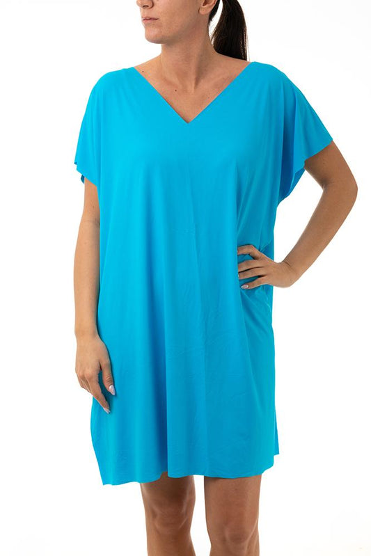KAFTANO DONNA CELESTE/BLU CLEO MEDITATION BE BEACH