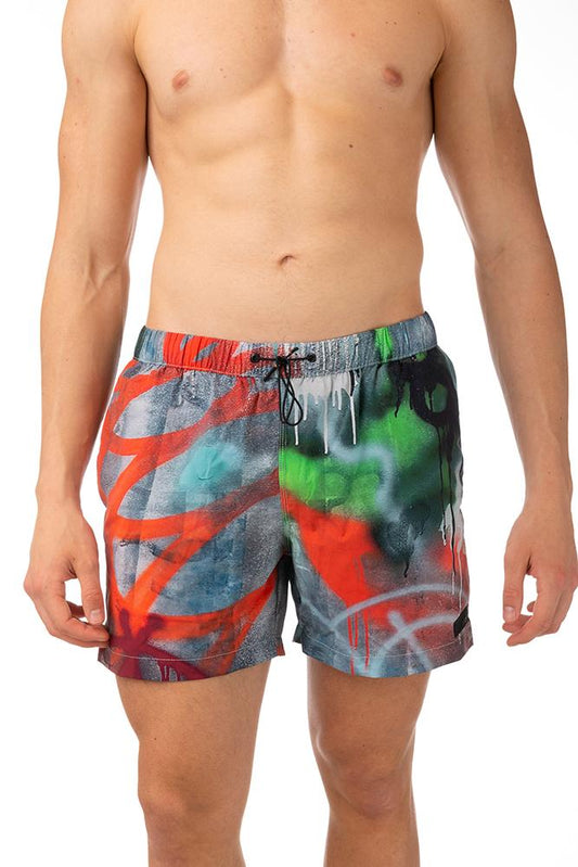 BOXER Uomo RRD con elastico CORTO Grigio