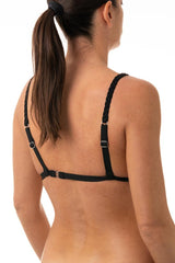 MIX REGGISENO TRIANGOLO DONNA NERO FLORIANA NERO BE BEACH