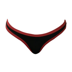 MIX SLIP BE BEACH Donna slip scartato Nero