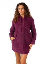 VESTAGLIA DONNA LU70 BORDEAUX VERDISSIMA